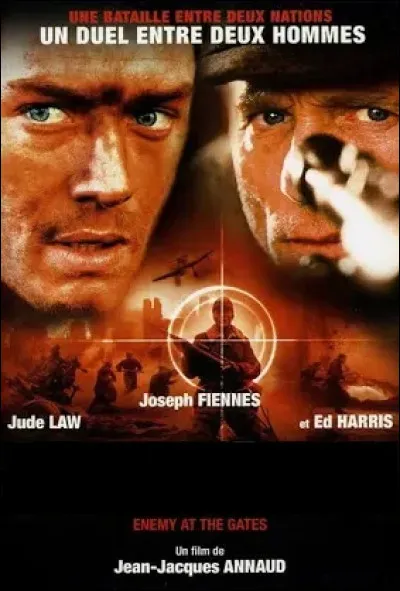 Pendant la seconde guerre mondiale, deux tireurs d'élite s'affrontent sur le front russe. L'un est allemand, l'autre russe. 
Quel est ce film ?