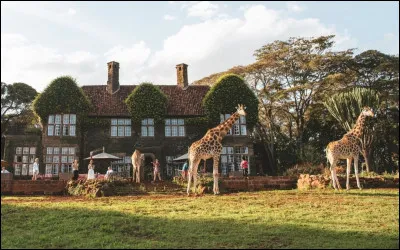 Dans quel pays se situe le célèbre Giraffe Manor, où l'on peut déjeuner avec ses animaux ?