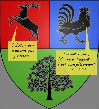 Et pour finir, ceci sera la frise sur le râteau... Enfin, 'voyez ce que je veux dire ?