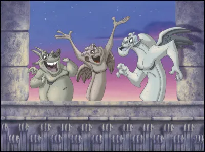Qui sont les trois gargouilles, amies de Quasimodo ?