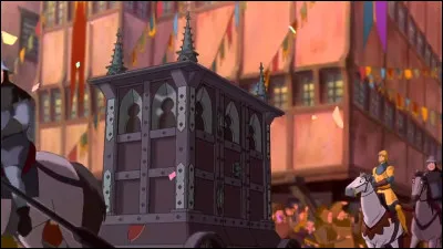 Comment Quasimodo se rend-il à la fête pour ne pas se faire remarquer ?