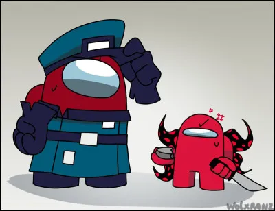 Maintenant, on va passer à un autre genre de questions. 
Que ferais-tu à la place de Red quand tu te transformes en imposteur ?