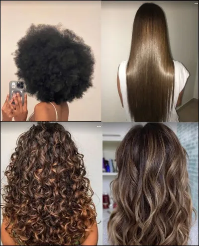 Sur cette image, tes cheveux ressemblent plus à quel type ?