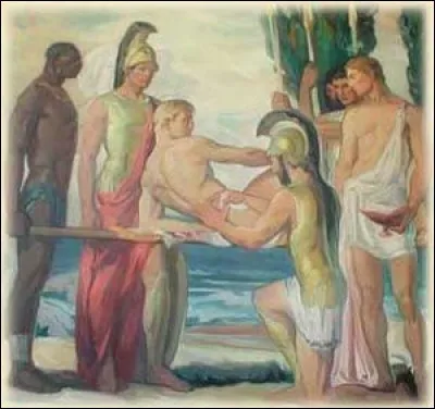 Après avoir tué Sôkos d'une lance dans le dos malgré sa propre blessure, Ulysse demanda de l'aide et fut emmené par Ménélas pendant qu'Ajax repoussait les Troyens. Pendant ce temps, que se passa-t-il sur l'aile gauche où combattait Hector ?