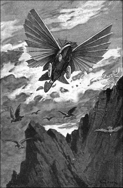 Georges Roux a illustré ce roman de Jules Verne, pour les éditions Hetzel. Quel est le titre de ce roman ?