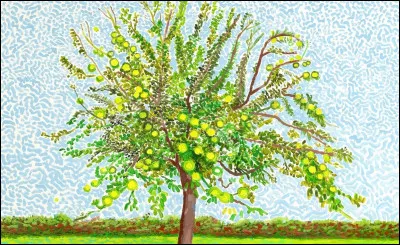 Qui a représenté ce pommier "entre l'été et l'automne" ?