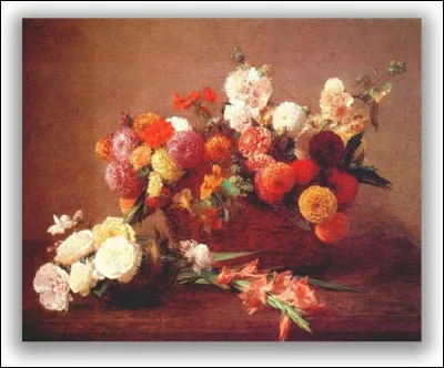 Par qui ont été peintes "Les Fleurs du milieu de l'été" ?