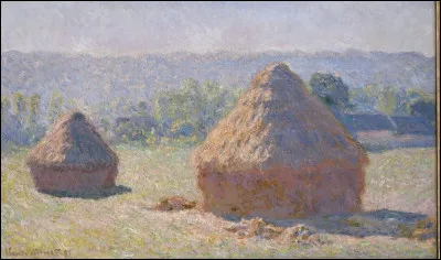 Qui a peint "Les Meules, fin de l'été" ?