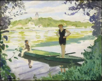 Qui a réalisé la toile "Herblay l'été" ?