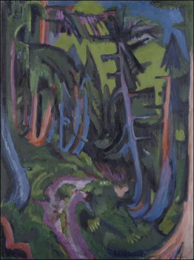 Qui a peint ce "Sentier de forêt" ?