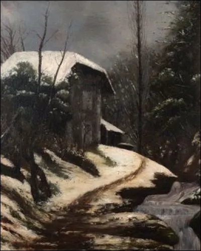 Qui a peint le "Sentier sous la neige dans la forêt de Noirmont à Mouthe" ?