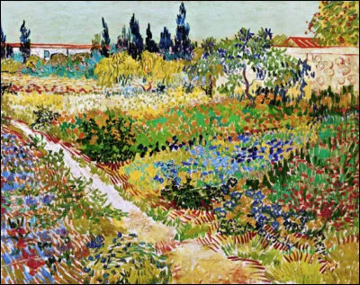 À qui doit-on ce "Jardin fleuri avec sentier à Arles" ?