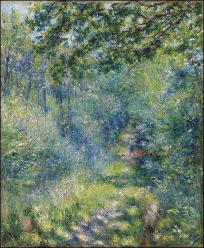 Qui a peint "Sentier dans les bois" ?