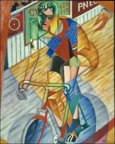 Qui a peint Cycliste au vélodrome ?