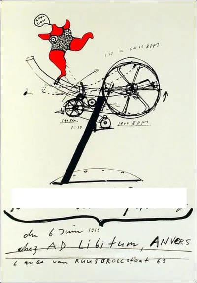 Qui a réalisé cette affiche pour une exposition commune avec son compagnon ?