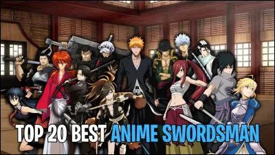 Dans quel anime y a-t-il essentiellement des épéistes ?