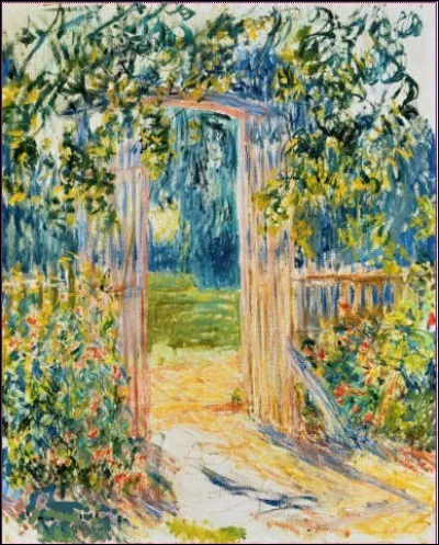 Qui a peint "La Porte du jardin" ?