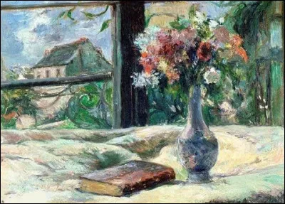 Qui a peint "Vase de fleurs à la fenêtre" ?