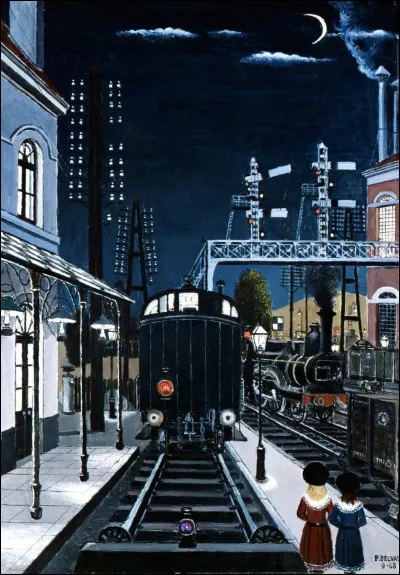 Qui a peint Gare la nuit ?