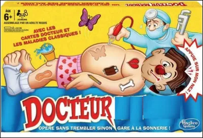 Quel est le nom de ce jeu de société qui met en scène un docteur chargé de soigner un patient ?