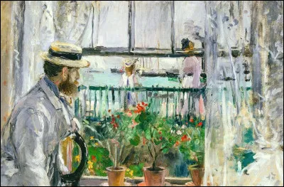Berthe Morisot a peint cet homme, c'est-à-dire son mari, sur l'île de Wight. Qui était son beau-frère, frère de celui-ci ?