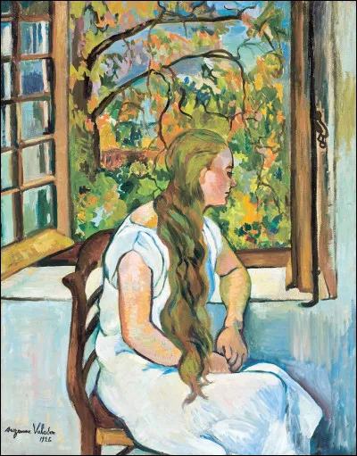 Suzanne Valadon a peint Germaine Utter à sa fenêtre. Qui était son fils, auteur de nombreuses vues de Montmartre ?