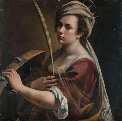 Artemisia Gentileschi a peint Autoportrait en Sainte-Catherine. Qui était son père ?