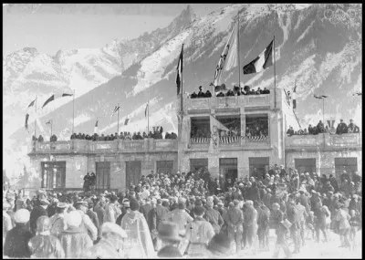 En quelle année se sont déroulés les premiers Jeux olympiques d'hiver à Chamonix ?