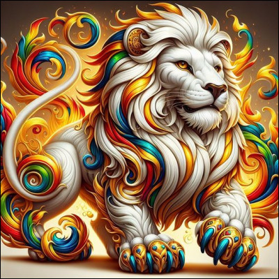 Combien reste-t-il environ de lions en Asie (essentiellement en Inde) ?