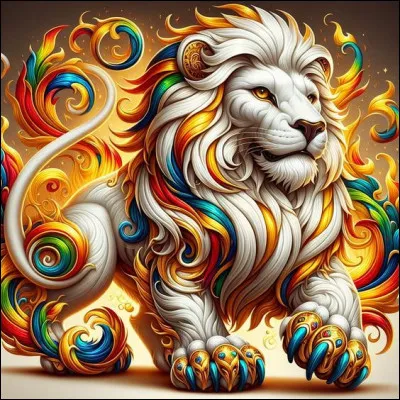 Combien reste-t-il environ de lions en Asie (essentiellement en Inde) ?