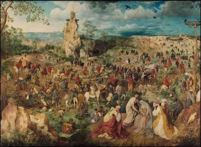 Qui a peint Le Portement de Croix, également connu sous le titre Le Moulin et la Croix ?