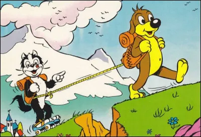 Qui sont ce chien et ce chat, protagonistes d'une série BD ?