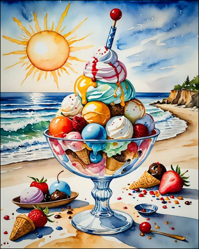 Quels sont les parfums de la glace dans la célèbre pêche Melba ?