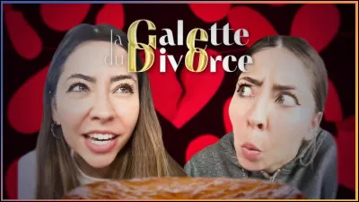 Dans la vidéo "La galette du divorce", qui finit à l'hôpital à la fin car il a le "cœur brisé" ?