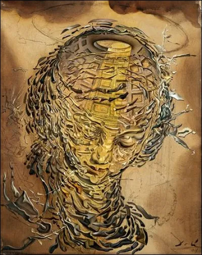 Où est la référence à L'Angélus dans Tête raphaélesque éclatée ?