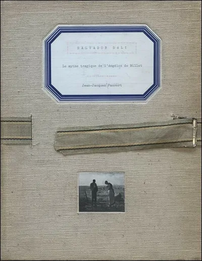 Quel est le titre de ce livre écrit par Dali à propos de L'Angélus, édité en nombre limité ?
(Il a fallu attendre jusque dans les années 2010 pour le voir édité en format poche, le rendant accessible à tout le monde.)