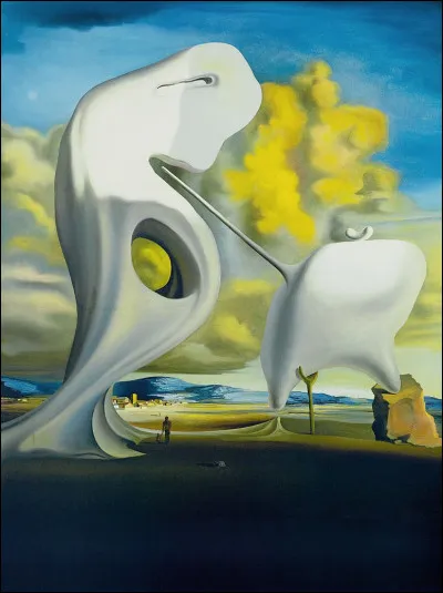 Quel est le titre de cette toile, interprétation toute personnelle de L'Angélus de Millet par Dali ?