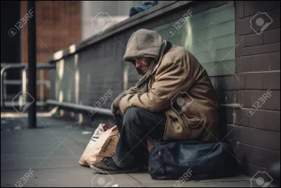 Mise en sc&egrave;ne : tu vois un SDF dans la rue un jour de pluie.Que fais-tu ?