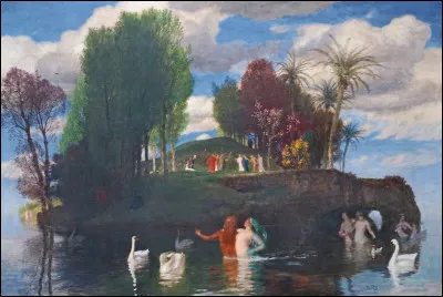 Böcklin a peint cette île, comme une sorte de pendant, un contrepoint à L'Île des morts, pour en contrebalancer la morbidité. Comment a-t-il appelé cette île ?