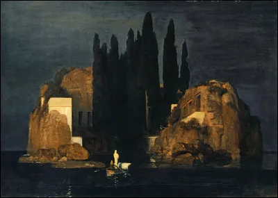 Ici, la première version de L'Île des morts. Combien Arnold Böcklin en a-t-il peintes au total ?