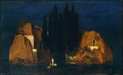 Nous avons ici, la deuxième version de L'Île des morts par Böcklin. Pour quelle raison l'a-t-il peinte ?