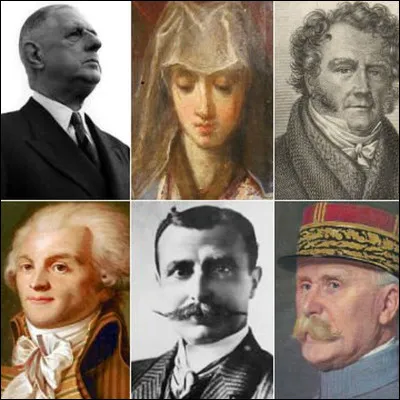 Quels sont les personnages historiques qui t'impressionnent le plus ?