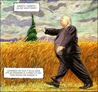 Qui Gradimir Smudja fait-il apparaître dans la BD qu'il a consacrée à Vincent Van Gogh ?