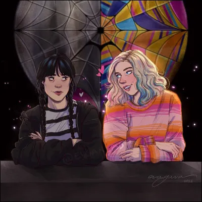 Au moment de leur dispute, Enid va dans la chambre de Yoko. Mercredi retrouve un objet appartenant à Enid, quel était cet objet ?