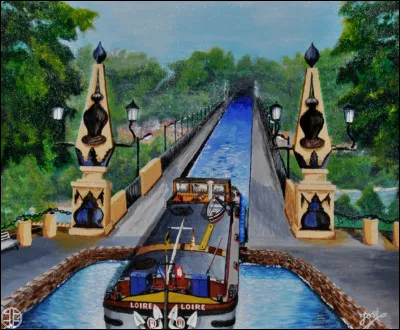 Comment appelle-t-on la construction qui permet à un canal de traverser une rivière ?