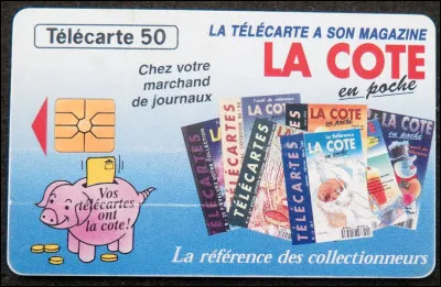 Dans les années 1990-2000, la télécarte téléphonique provoquait l'engouement de très nombreux collectionneurs, je fais confiance à votre sagacité pour trouver le bon nom ci-dessous !