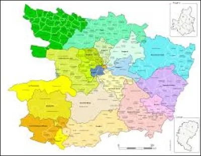 Parmi ces trois communes, laquelle est la préfecture du Maine-et-Loire ?