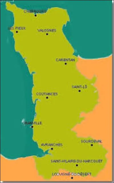 Quelle ville est la préfecture de la Manche ?