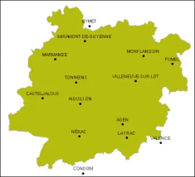 Dans le Lot-et-Garonne la préfecture se nomme...