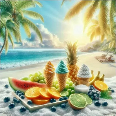 Quant à lui, il chantait "♫ ♪ L'été on allait voir la mer, tu sais, c'était pas la misère" :